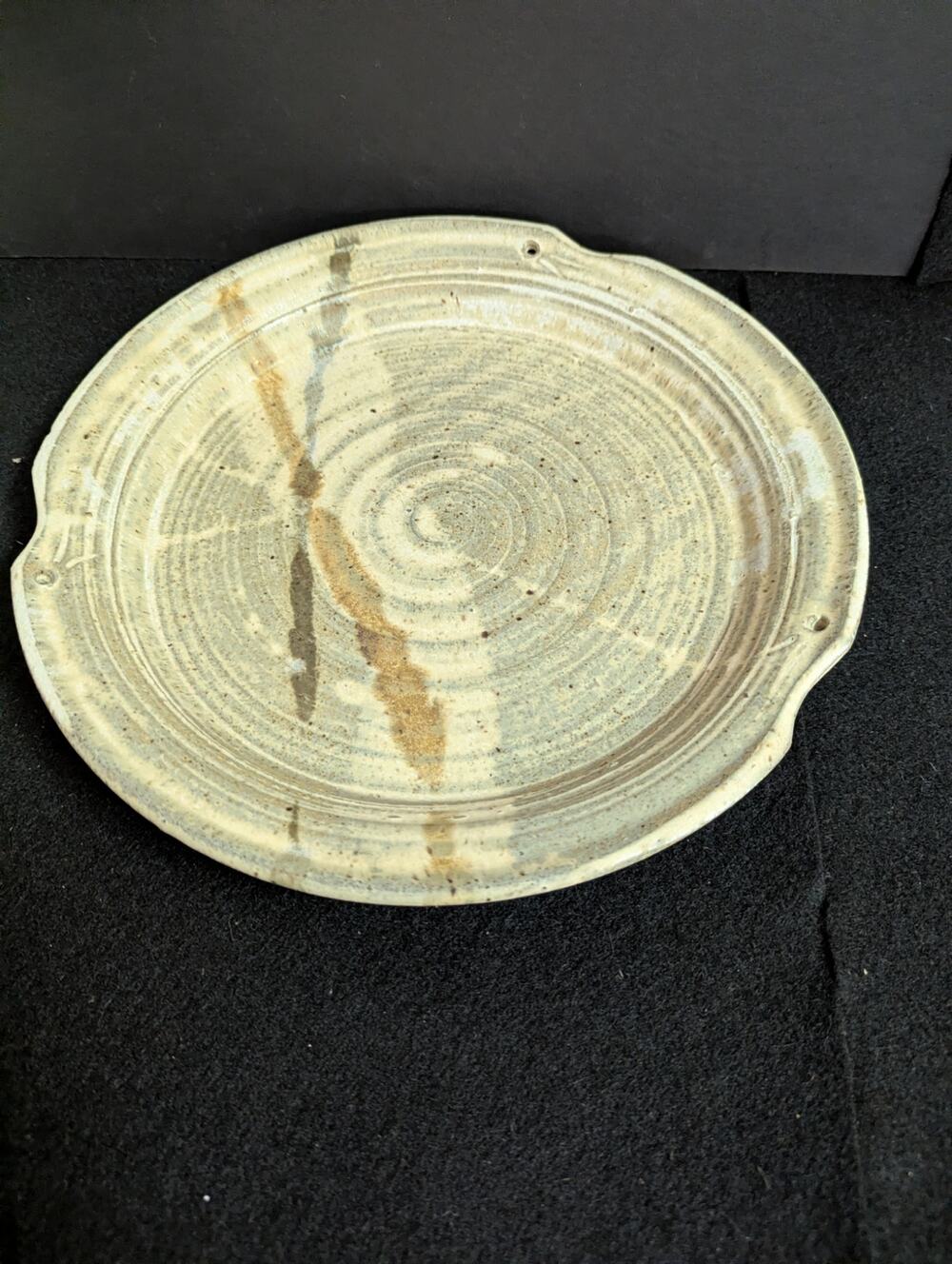 George Griffin Pottery, Sopchoppy Florida Handmade Art Pottery Plate 11"